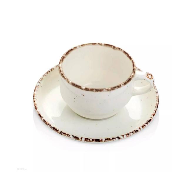Filiżanka ze spodkiem Opal 90ml