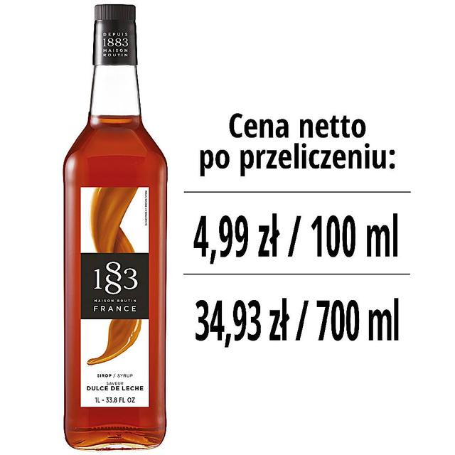 Syrop 1883 Routin Kajmak, szklana butelka 1L