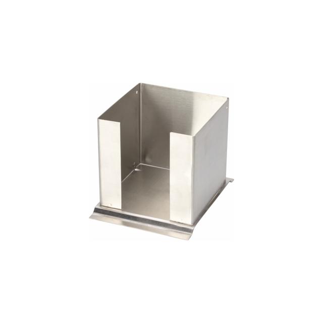 Pojemnik na serwetki, stalowy, 17x14x13cm