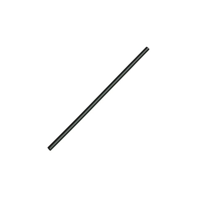 Słomki Rurki cocktailowe Jumbo (wielokrotnego użytku) , czarne, 22cm, 250szt