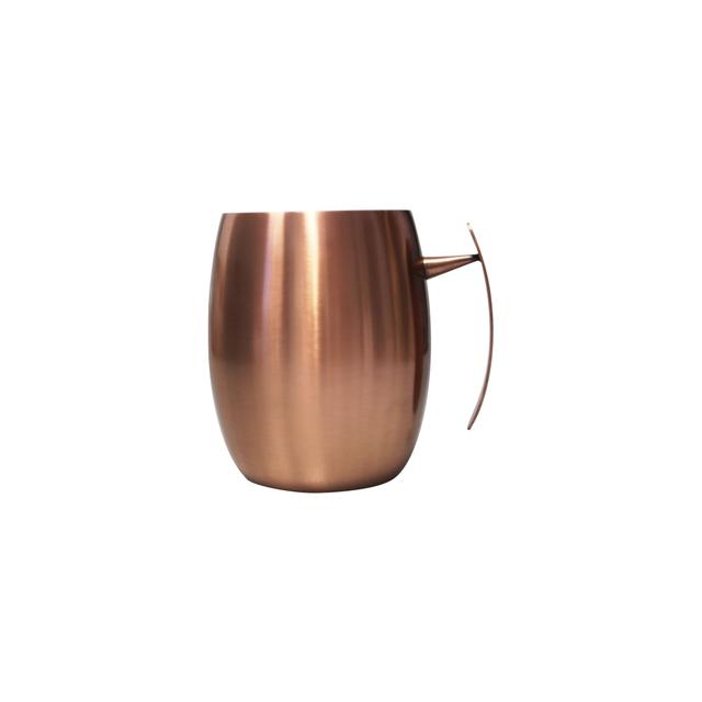 Kubek stalowy Round Julep Mug, pokryty miedzią 400ml