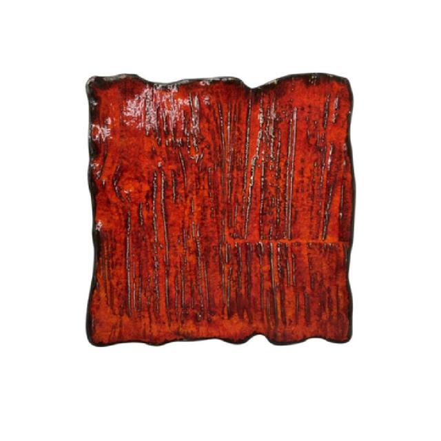 Półmisek kwadratowy 30x30cm KERA Moku, kolor rubin