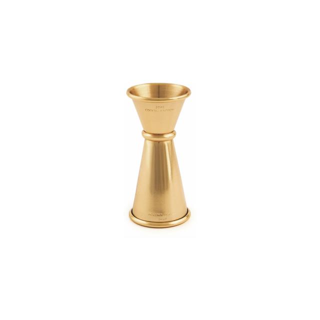 Miarka barowa (Jigger) 20/40ml, Japan, pozłacana