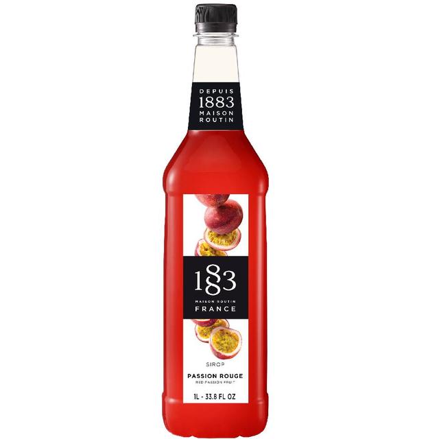 Syrop 1883 Routin Czerwona Marakuja (Red Passion Fruit), plastikowa butelka PET 1L