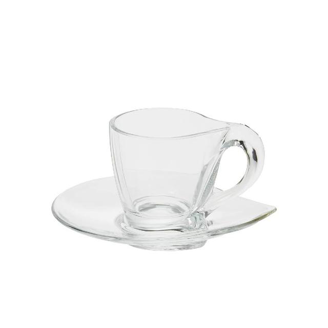 Filiżanka do espresso Happy RCR 100ml ze spodkiem (zestaw 6szt.)