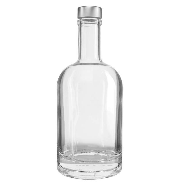 Butelka szklana z zakrętką (GPI) DAFT 700ml, okrągła, grube dno