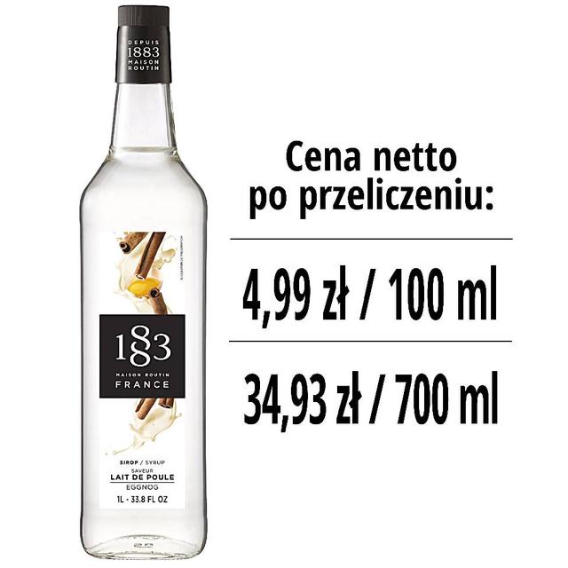 Syrop 1883 Routin Ajerkoniak, szklana butelka 1L