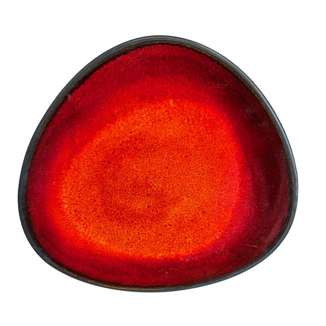 Talerz płytki 26cm KERA Delta, kolor rubin