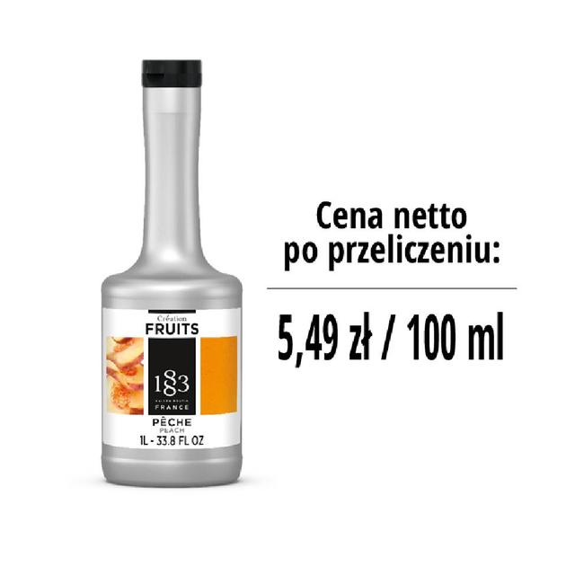 Puree Owocowe 1883 Routin Brzoskwinia 1L