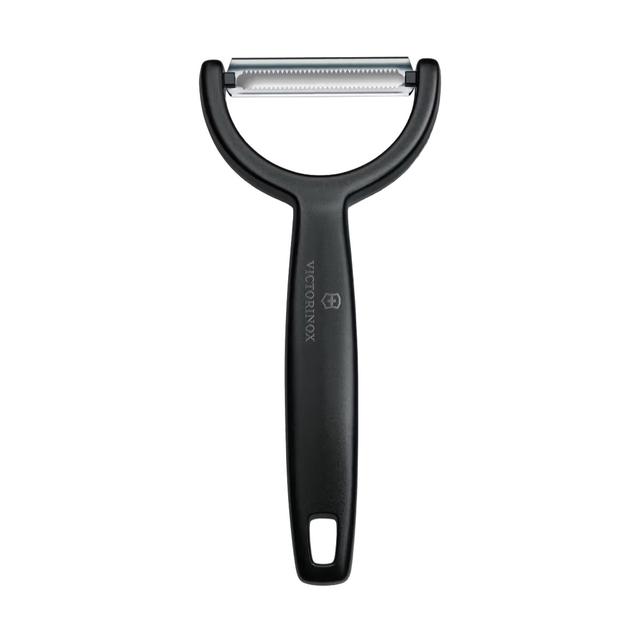 Obieraczka Victorinox Ypso, ostrze poziome ząbkowane, czarna