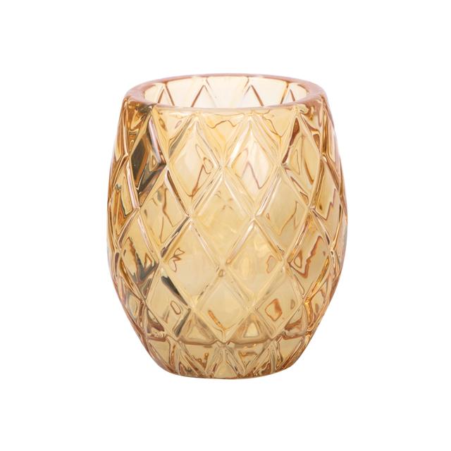 Świecznik Tealight Holder Votive żółty, 10cm