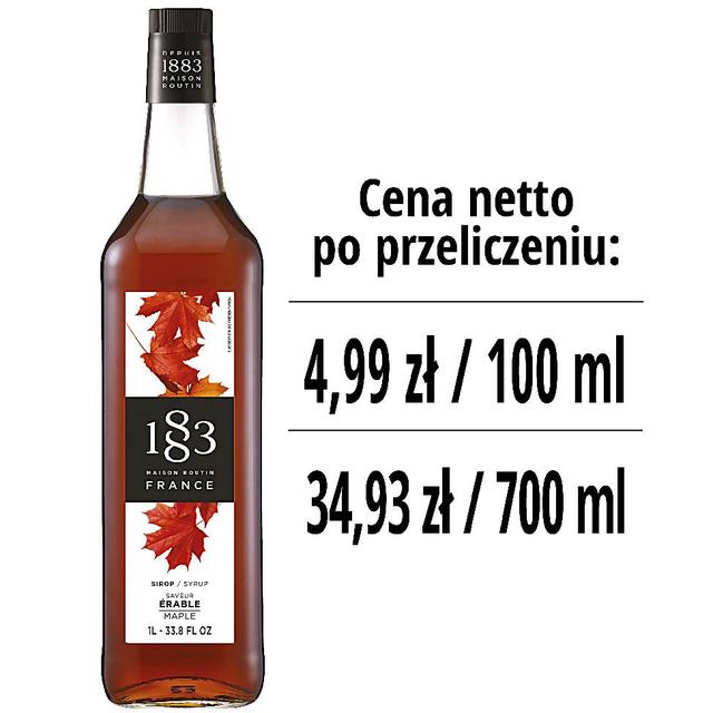 Syrop 1883 Routin Klonowy, szklana butelka 1L