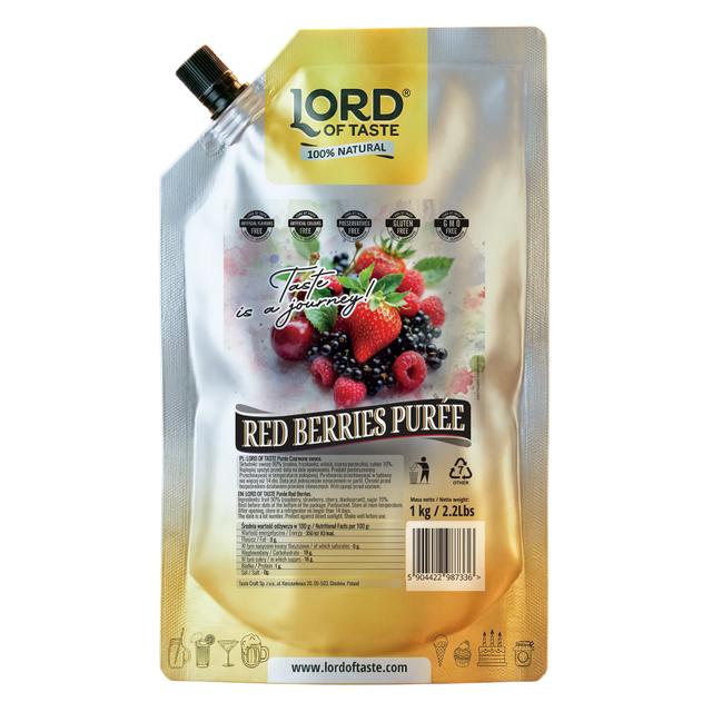 Puree Owocowe Lord of Taste Czerwone Owoce 1kg