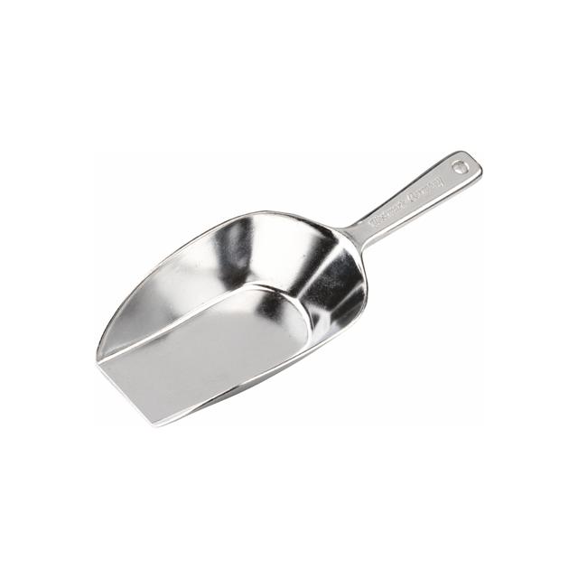 Szufelka do lodu aluminiowa, płaska, mała