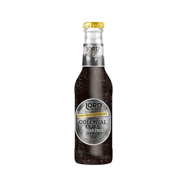 Lord of Taste, Premium Colonial Coke (Cola) SUGAR FREE, napój butelka 200ml