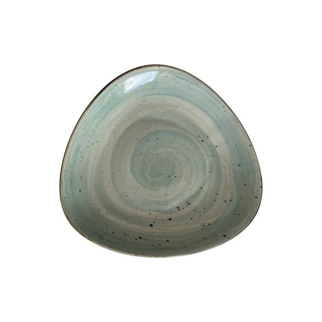 Talerz głęboki 32cm KERA Delta, kolor seledynowy