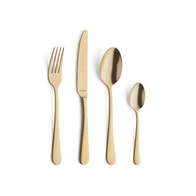 Łyżeczka do herbaty Austin, złota 14,5cm