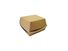 Pudełko Burger Box, średnie 115x115x70 , karton biało-brązowy, op.200 sztuk