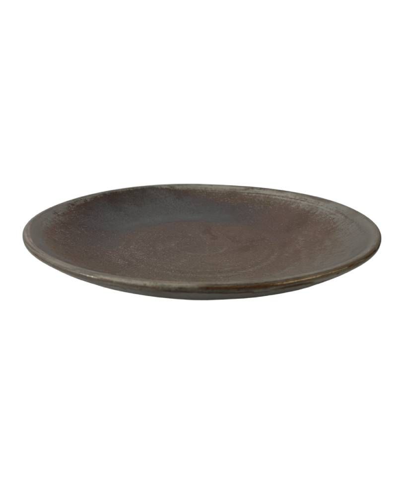 Talerz płytki 29cm KERA Still, kolor hematyt
