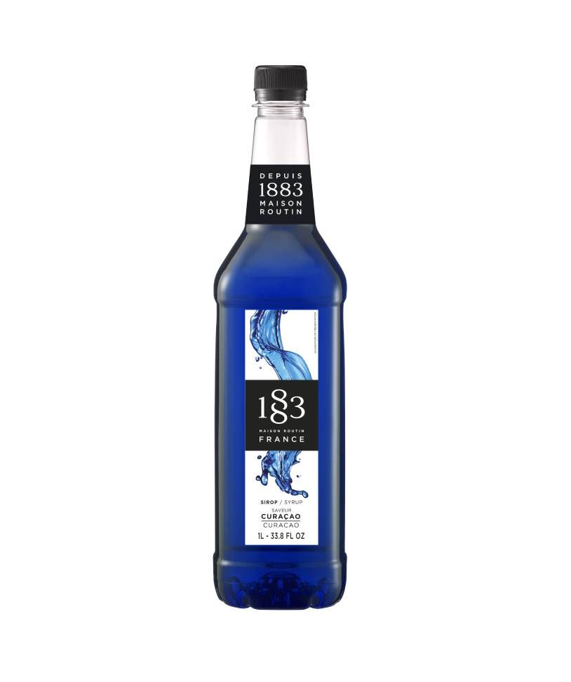 Syrop 1883 Routin Blue Curacao, plastikowa butelka 1L
